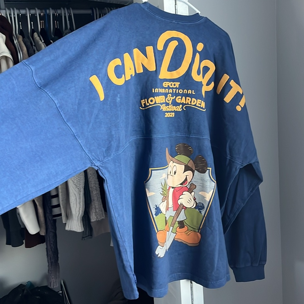 Disney Annual Passholder 2021 Flower & Garden Epcot Festival Spirit Jersey, NWOT - Picture 5 of 13
